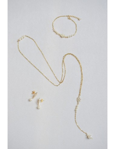 Collier de dos chic et glamour Albane pour robe dos nu