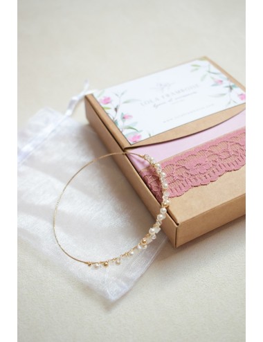 Bracelet jonc pour la mariée, en plaqué or 3 microns