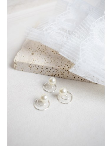 Ressorts de cheveux pour la mariée avec des perles nacrées