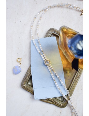 Bracelet de mariage quelque chose de bleu Strass bleu roi