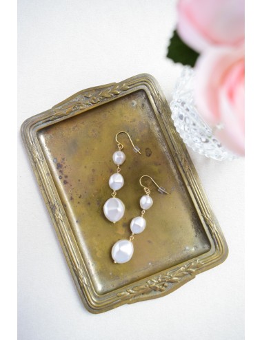 Boucles d'oreilles pour la mariée Cocktail, glamour et tendance.
