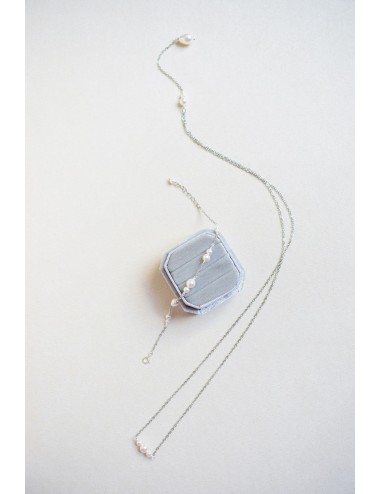 Collier de dos Léa pour la mariée en robe dos nu