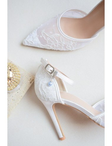 ''Quelque chose de bleu'' bijou de chaussure de mariée