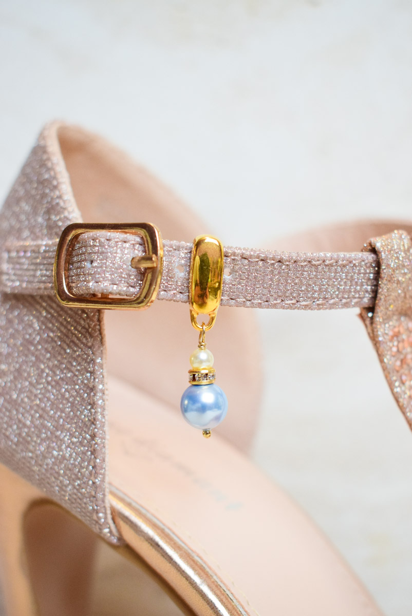 bijou de chaussure de mariage quelque chose de bleu